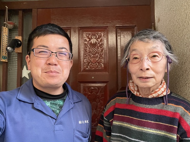 明石市　T様邸　ベランダ雨漏り対策工事　問いかけにも笑顔で答えてくださったと嬉しい声をいただきました